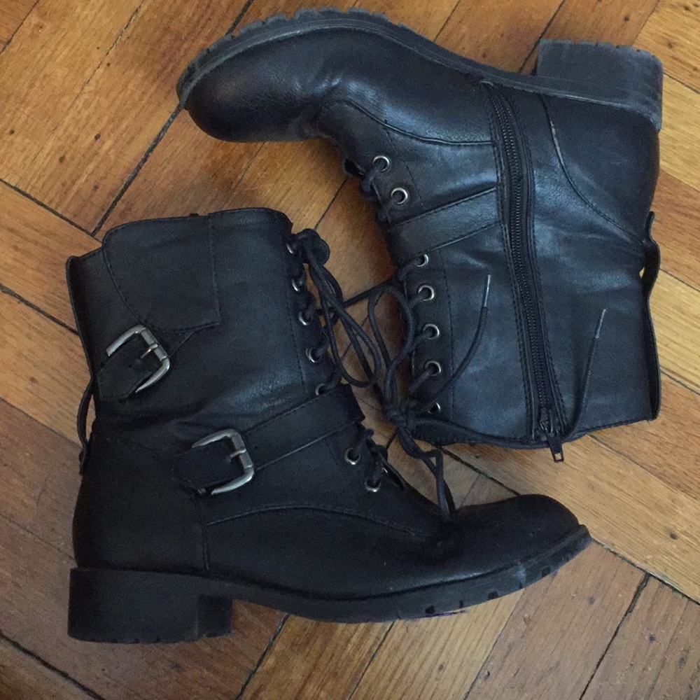 Black Combat Boots